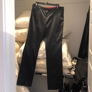 Top Shop black satin dress pant